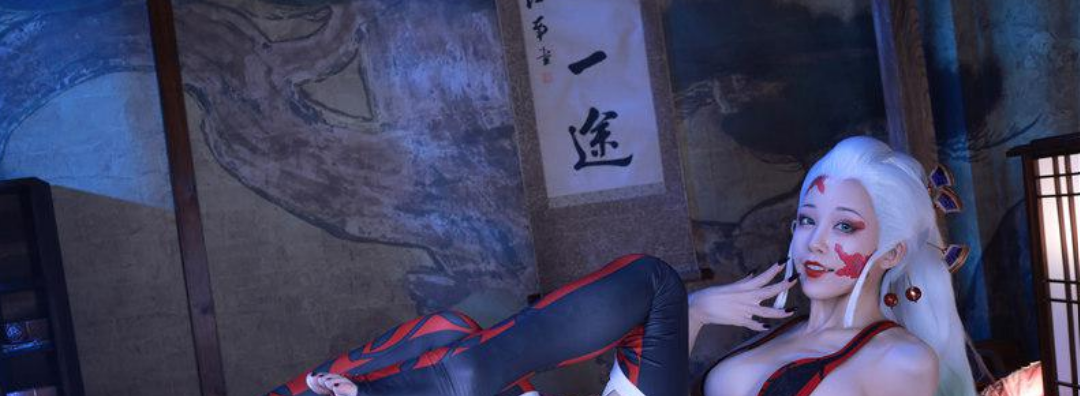 图片[2]-水淼aqua 鬼灭之刃 上弦陆堕姬 [83P-99MB]-水淼aqua