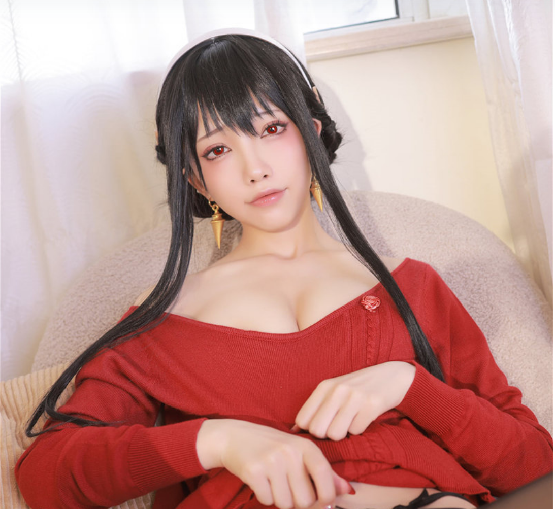 图片[3]-水淼aqua 约尔 红毛衣[68P-77MB]-水淼aqua